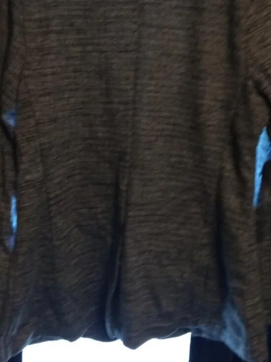 BANANA REPUBLIC Gray/black Blazer Outerwear Size Medium pockets 1 button - Picture 4 of 4